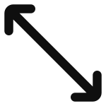Arrow Diagonal Opp SVG Icon